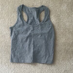 Gray Sleeveless Women's Top